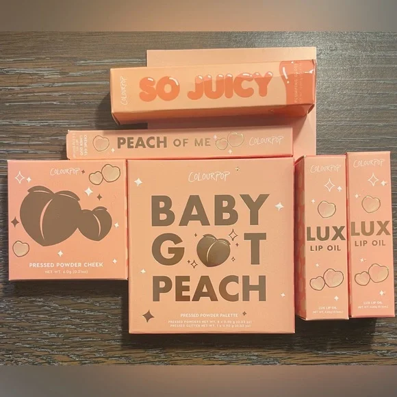 ColourPop Baby Got Peach Makeup Set - Picture 3 of 14